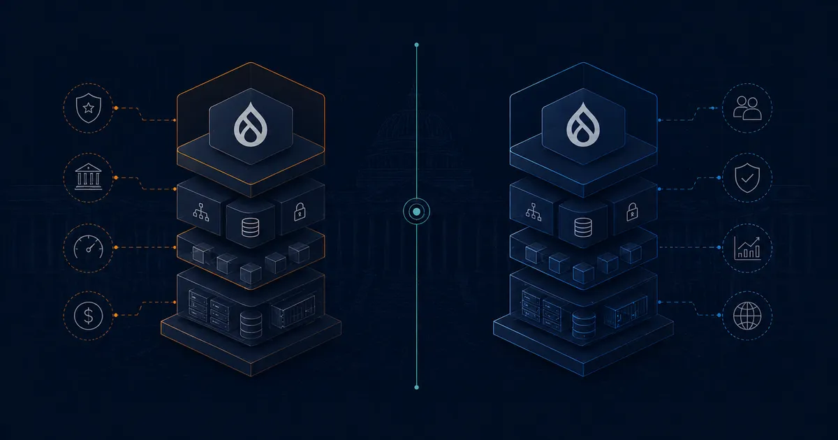 Drupal on AWS GovCloud vs Azure Government: The Institutional Decision Filter