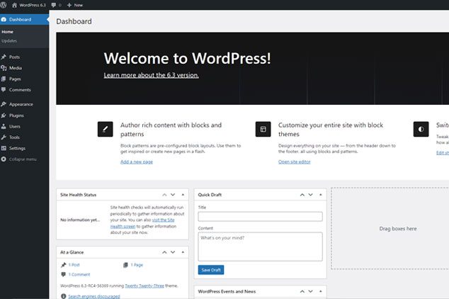 WordPress 6.3-Img-01-Dashboard-1